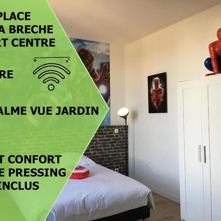 Апартаменти Le Marvel Centre La Breche Wifi Vue Jardin Ніор Екстер'єр фото